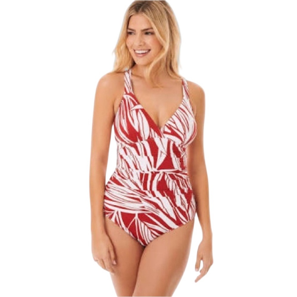 Dreamsuit by Miracle Suit Women’s One Piece Slimming Bathing Suit Size 10 NWT - Picture 3 of 9